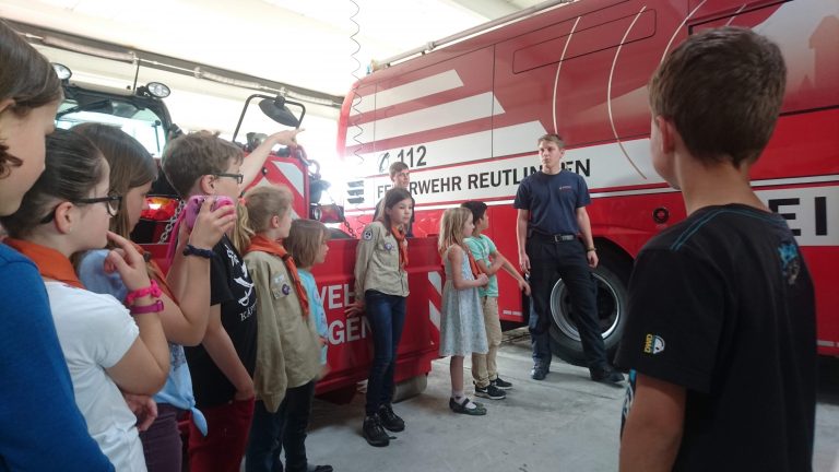 Wölflinge bei der Feuerwehr